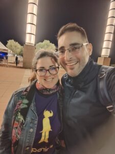 Luis con Lorena 2025 Jamiroquai Tour